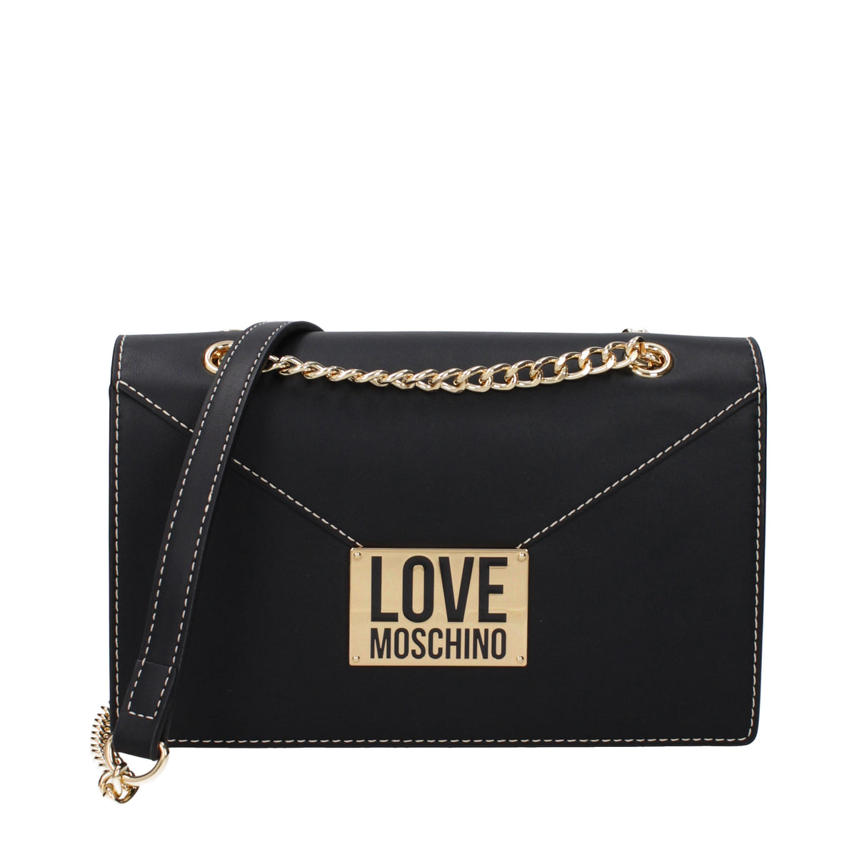 Moschino モスキーノのショルダーバッグが大好きな女性ポリウレタンブラック - Image 2
