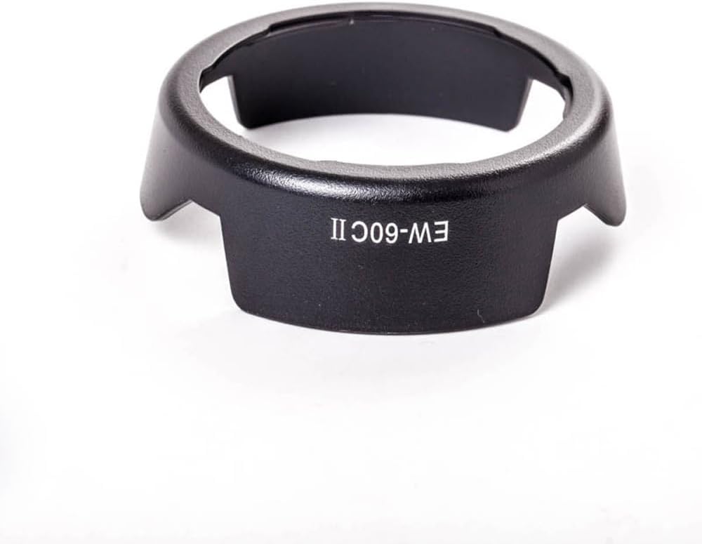 Toileum EW-60C II Lens Hood (For Canon EF-S 18-55mm f/3.5-5.6 Lens for Canon EF 28-80mm f/3.5-5.6 V USM Lens for Canon EF 28-90mm f/4-5.6 II USM Lens) ew-60c II Bayonet Lens Hood lens shade