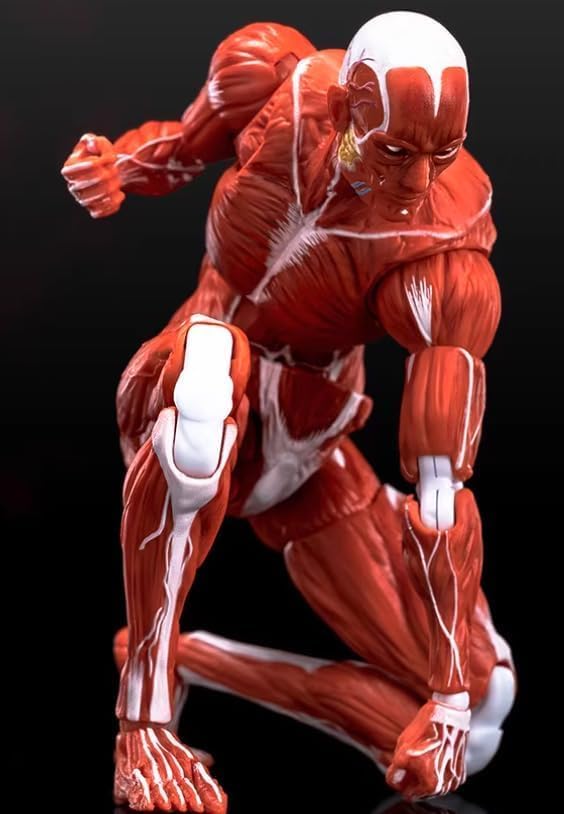 LEBOO 1/12 Toyocho Keeping Male Action Body Muscle Body for Movable Action Figures, Red
