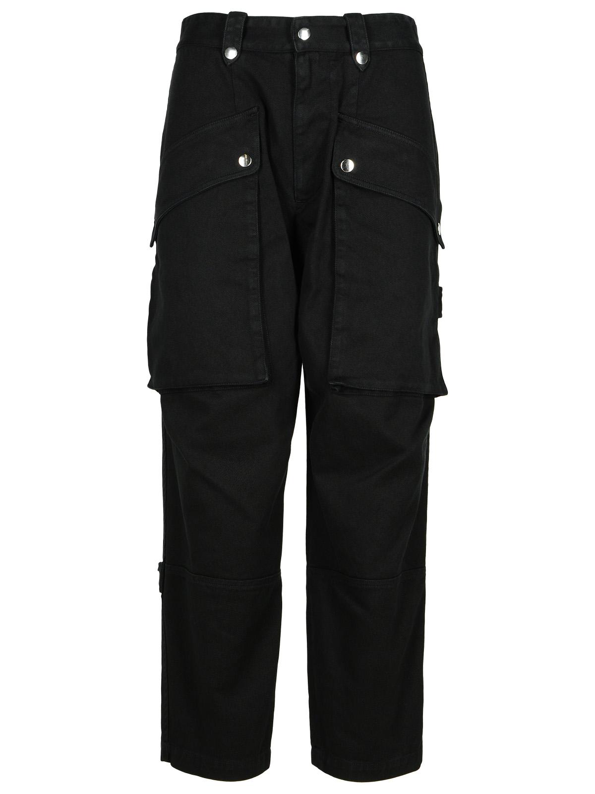 Marant イザベル・マラン・エトワイル・ジャニック 'ブラックコットンパンツ - Image 2
