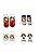 One Piece Socks, Monkey D, Luffy, Ankle Socks, Pirate King Lusuo, Chopper, Takahoe, Women's, Men's, Breathable, Sweat Absorbent, Cotton, 4 Pair Set, 9.1 - 10.4 inches (23 - 26.5 cm), For Work,