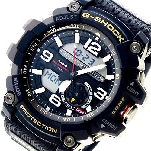Police Self-Defense Force G-SHOCK 20 ATM Waterproof Ana-Digi Plastic Belt Watch for Men (GG-1000-1A, GG-1000-1A3, GG-1000-1A5) (GG-1000-1A (Black x Black))