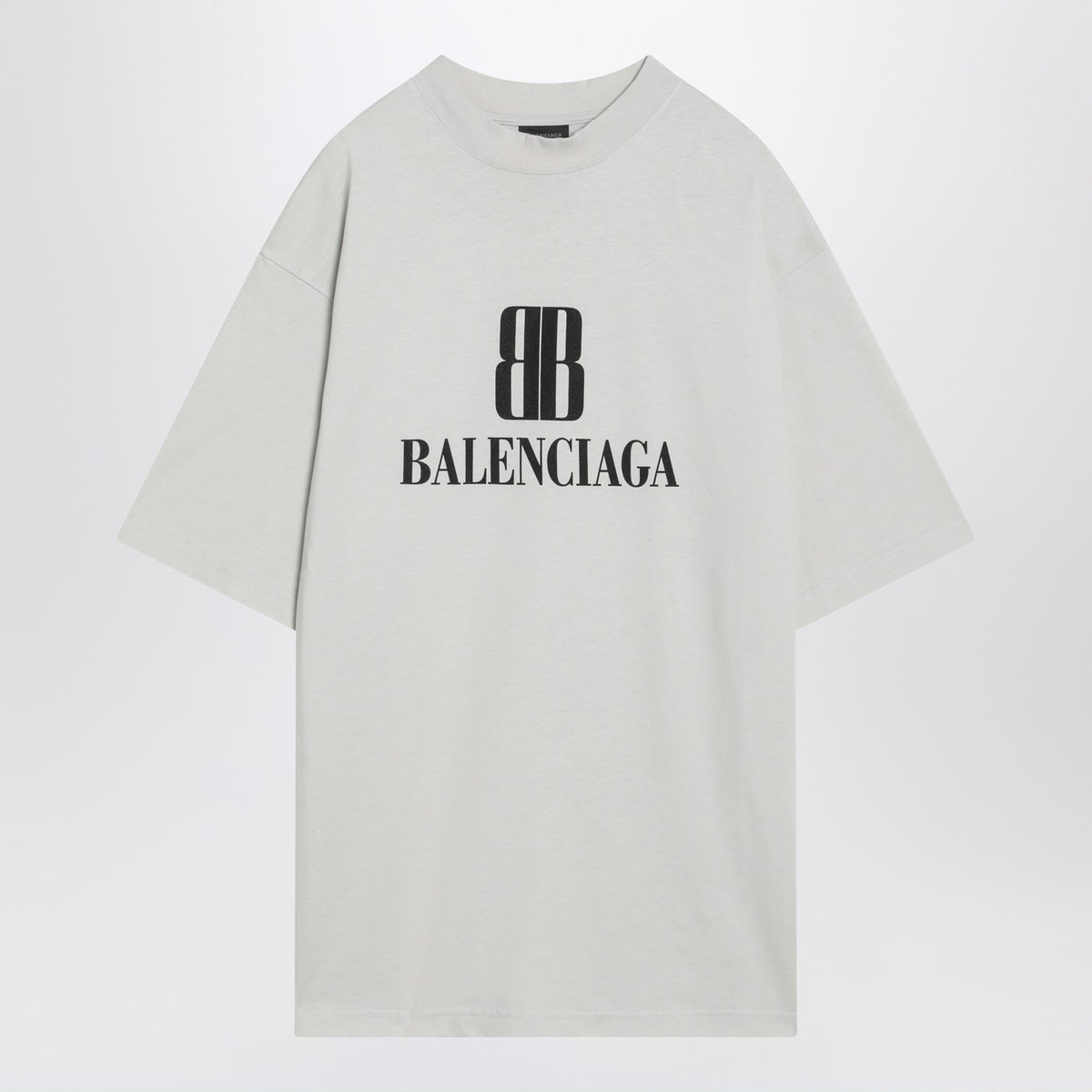 Balenciaga バレンシアガホワイトナノBBミディアムフィットTシャツ - Image 2