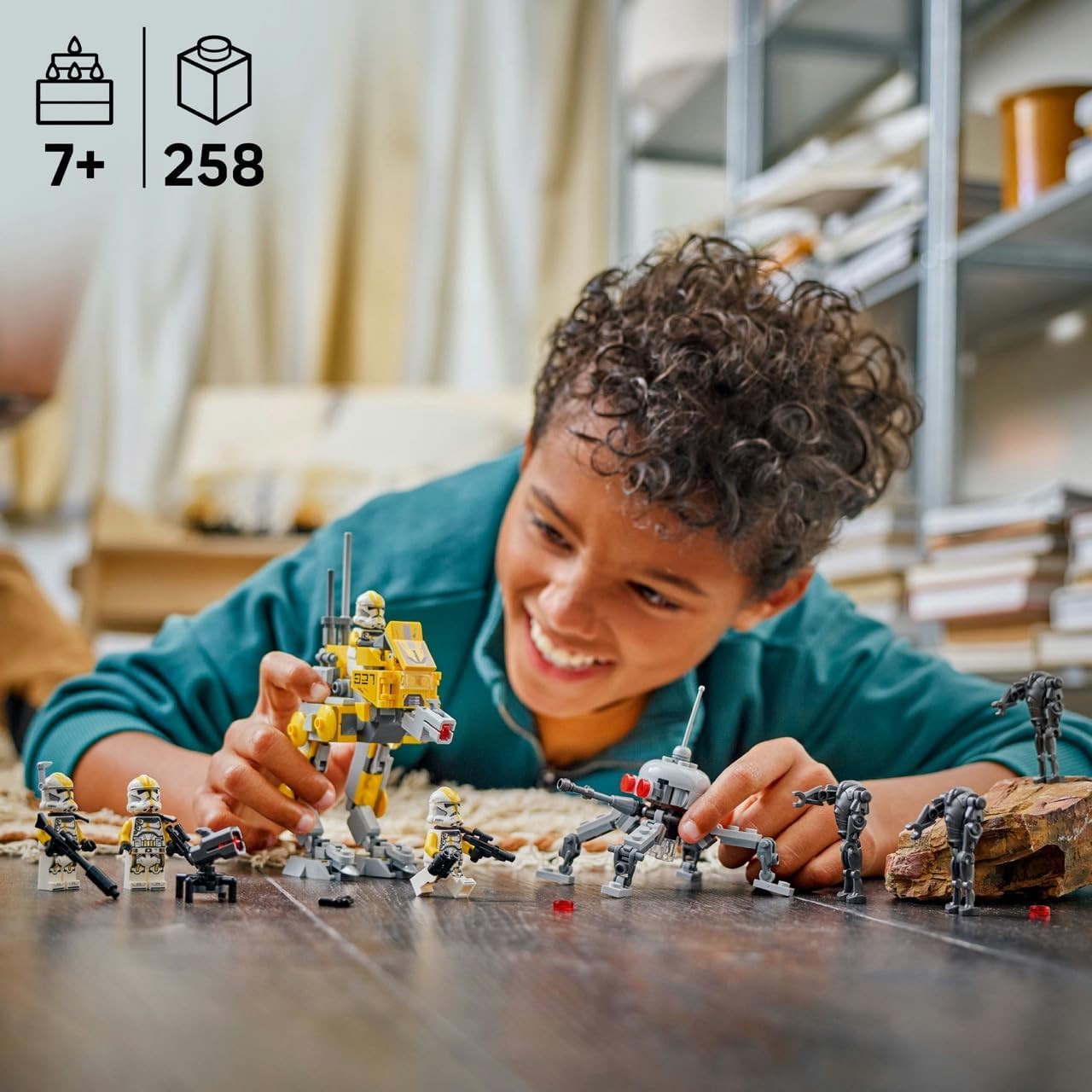 LEGO Star Wars Paquete de Batalla del 327º Cuerpo Estelar de Clone Troopers - Juguete de Construcción - Set de Juego de Rol para Niños y Niñas, Edades 7+ - Kit de Modelo Coleccionable y Decoración