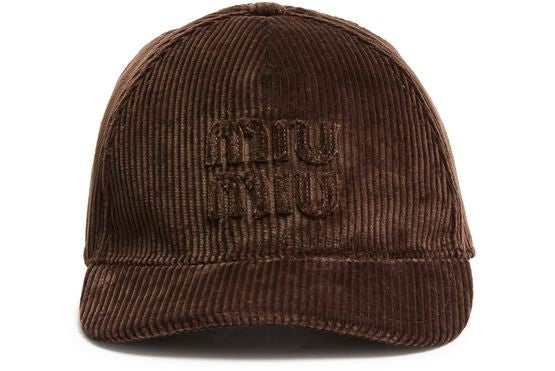 MIU MIU コーデュロイ キャスケット - Image 2