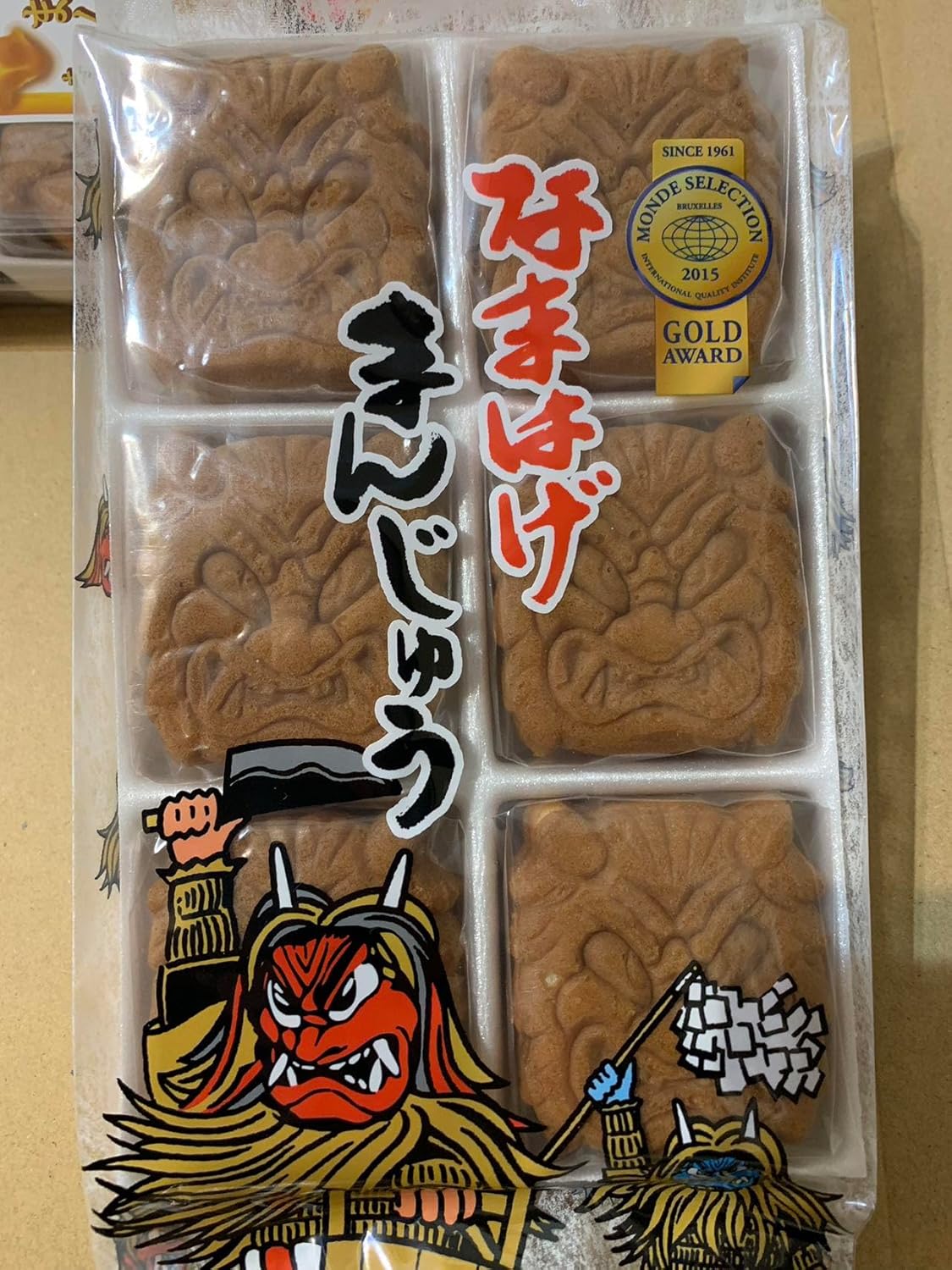 Akita Meika Fujita Confectionery, Japanese Sweets, Namahage Manju with Koshian, 6 Pieces x 3 Bags, Manju, Sweets, Individual Packaging, Fresh Confectionery, Dagashi, Japanese Sweets, Post Mailing