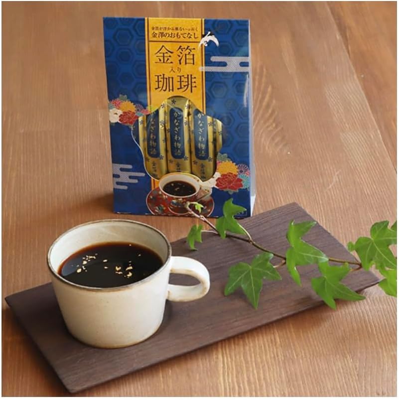 Kanazawa Monogatari Gold Foil Coffee Set of 6 x 2 (Instant Stick Type) Ishikawa Kanazawa Souvenir
