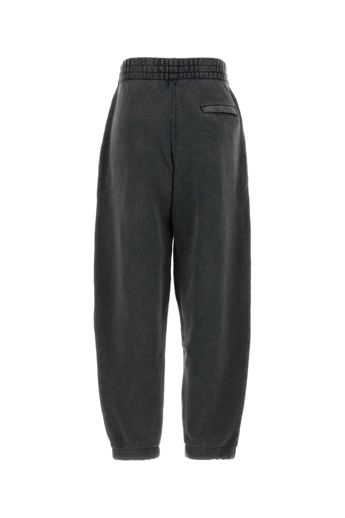 T By Alexander Wang Tによるアレクサンダー・ワン・チャコール・コットン・ジョガーズ - Image 2