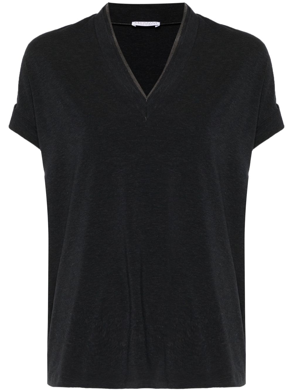Brunello Cucinelli Cotton V Necked Tシャツ - Image 2