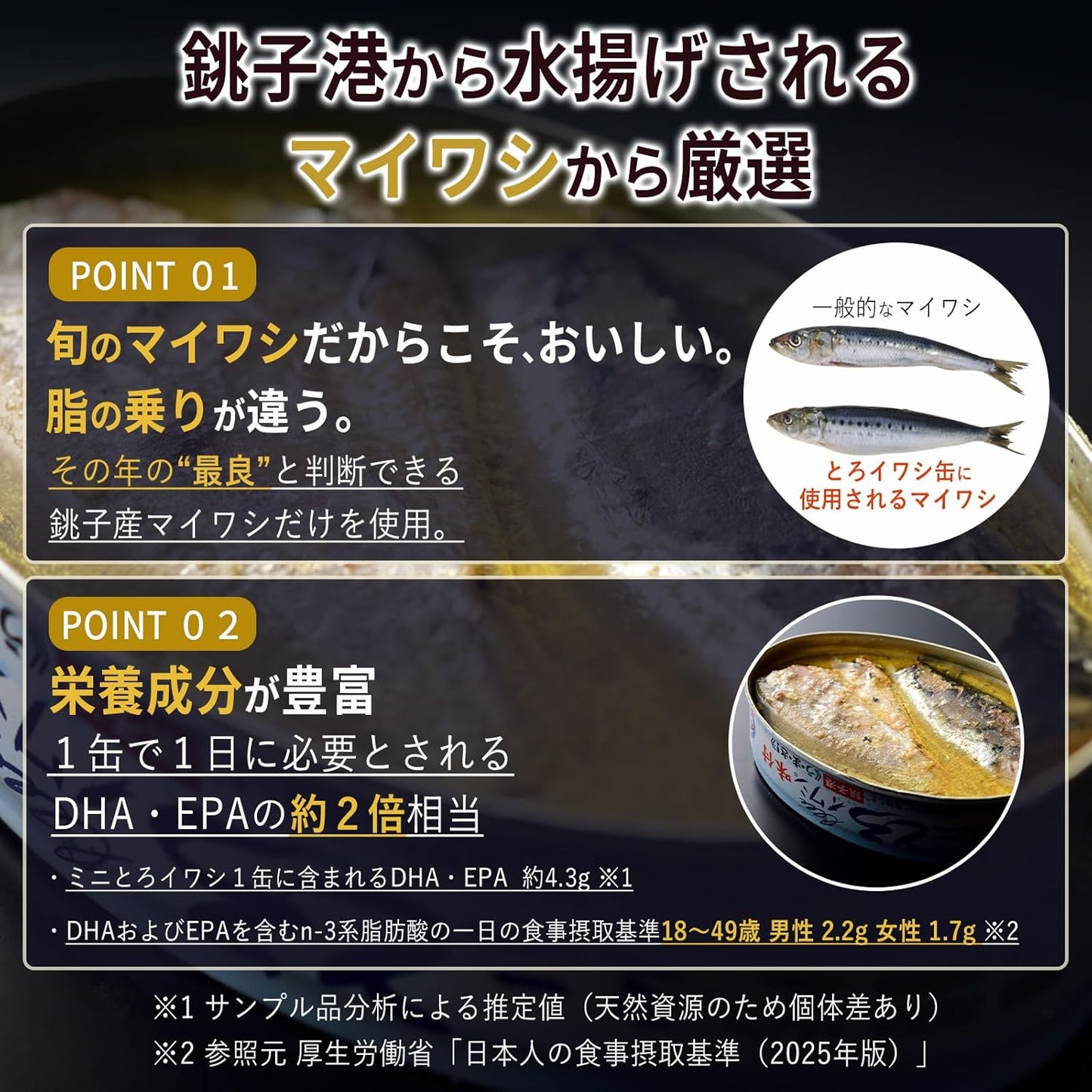 (Official) Chiba Direct Service, Mini and Sardine Cans, 4 Pieces, Flavored, No Salt, Canned Strainer, Only the Latest Sardines, Delicious, Soft to Bones, No Synthetic Additives