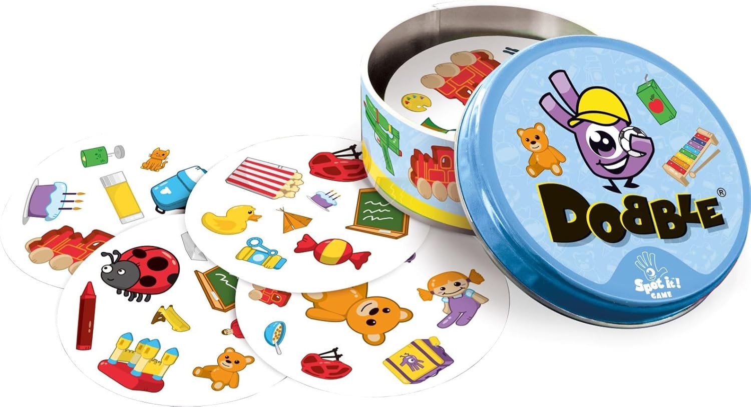 Hobby Japan Dobble Kids Board Game (2024 Version), Japanese Version (For 2 - 8 Players, 15 Minutes, For 4 Years and Up)