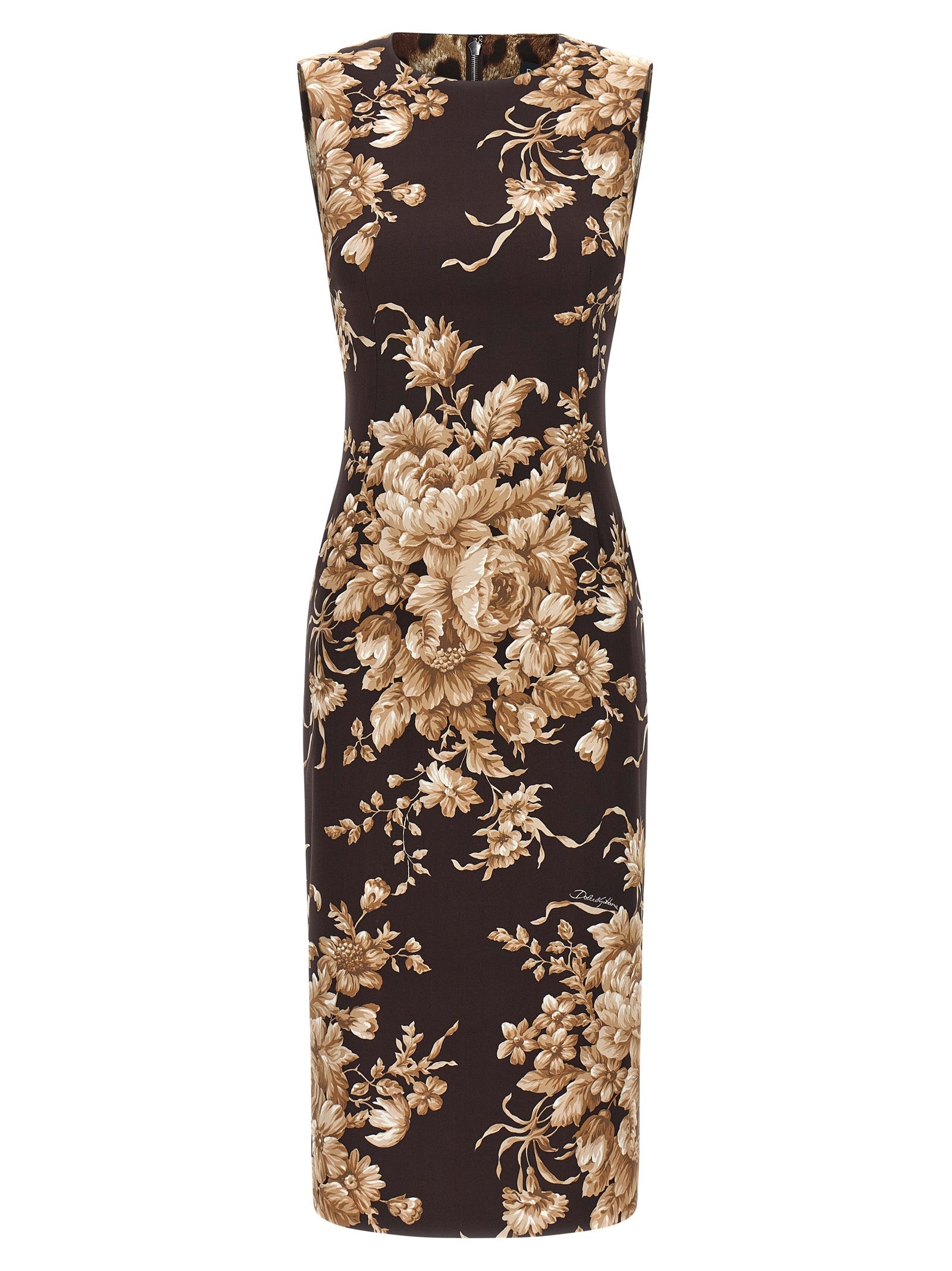 Dolce  Gabbana ドルチェ＆ガッバーナローズプリントドレス - Image 2