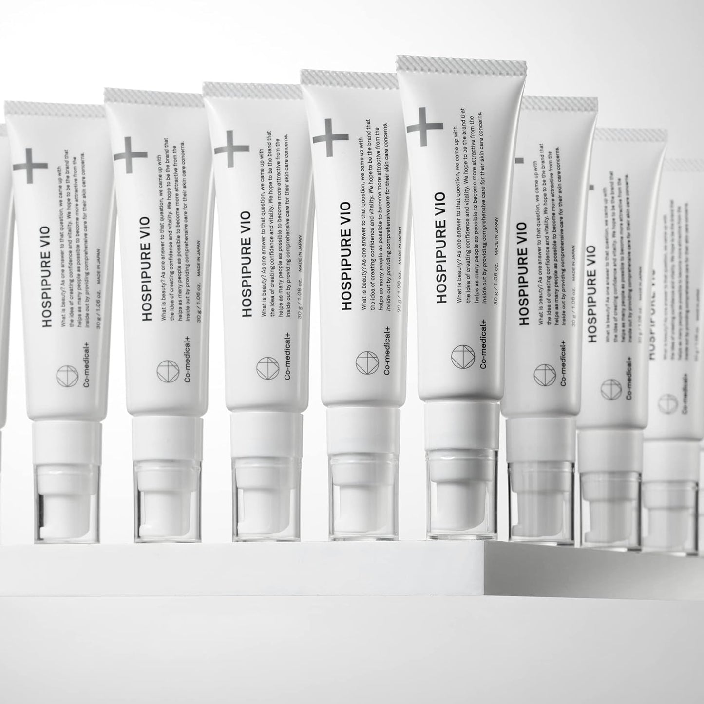 Co-medical+ CO Hospi Pure VIO Whitening Cream, Tranexamic Acid, 1.1 oz (30 g), Quasi-drug, For Delicate Zones, Natural Formula Formula, W Approach to Whitening and Moisturizing, Clean with Airless