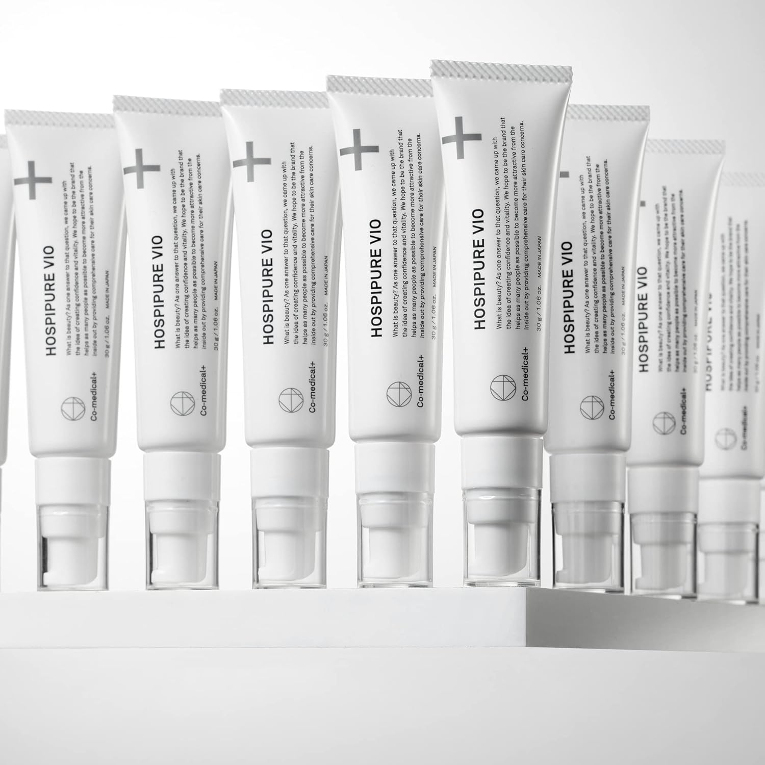 Co-medical+ CO Hospi Pure VIO Whitening Cream, Tranexamic Acid, 1.1 oz (30 g), Quasi-drug, For Delicate Zones, Natural Formula Formula, W Approach to Whitening and Moisturizing, Clean with Airless