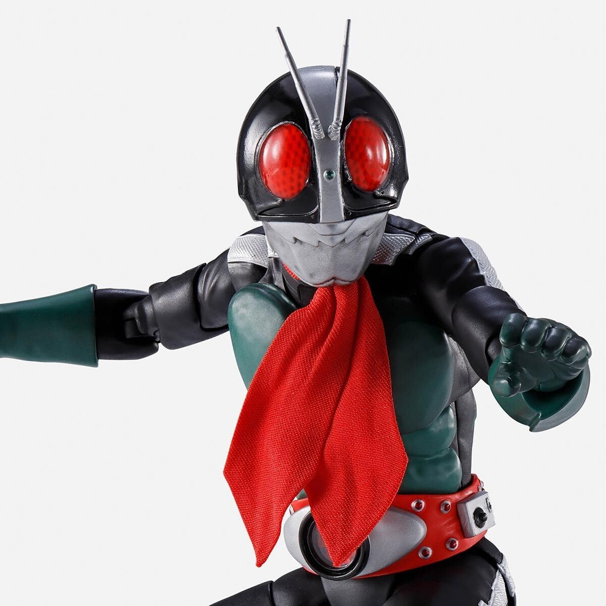 Tamashi Nations S.H Figuarts (True Bone Carving Manufacturing Method) Kamen Rider Old No. 2 (Kamen Rider vs. Shocker Version), Approx. 5.7 inches (145 mm), PVC, ABS & Fabric, Pre-painted Action Figure