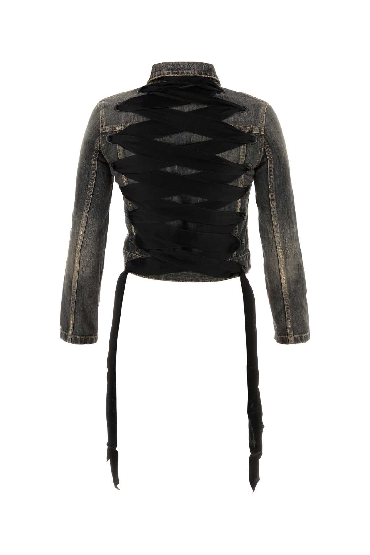 Balenciaga バレンシアガブラックデニムジャケット - Image 2