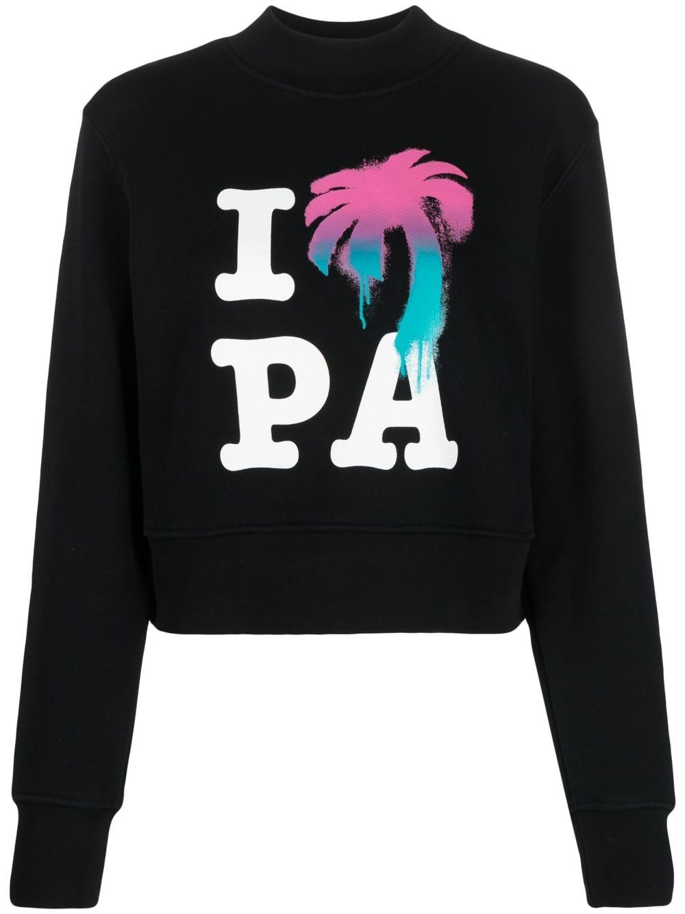 Palm パームエンジェル私はPAコットンクルネックスウェットシャツが大好きです - Image 2