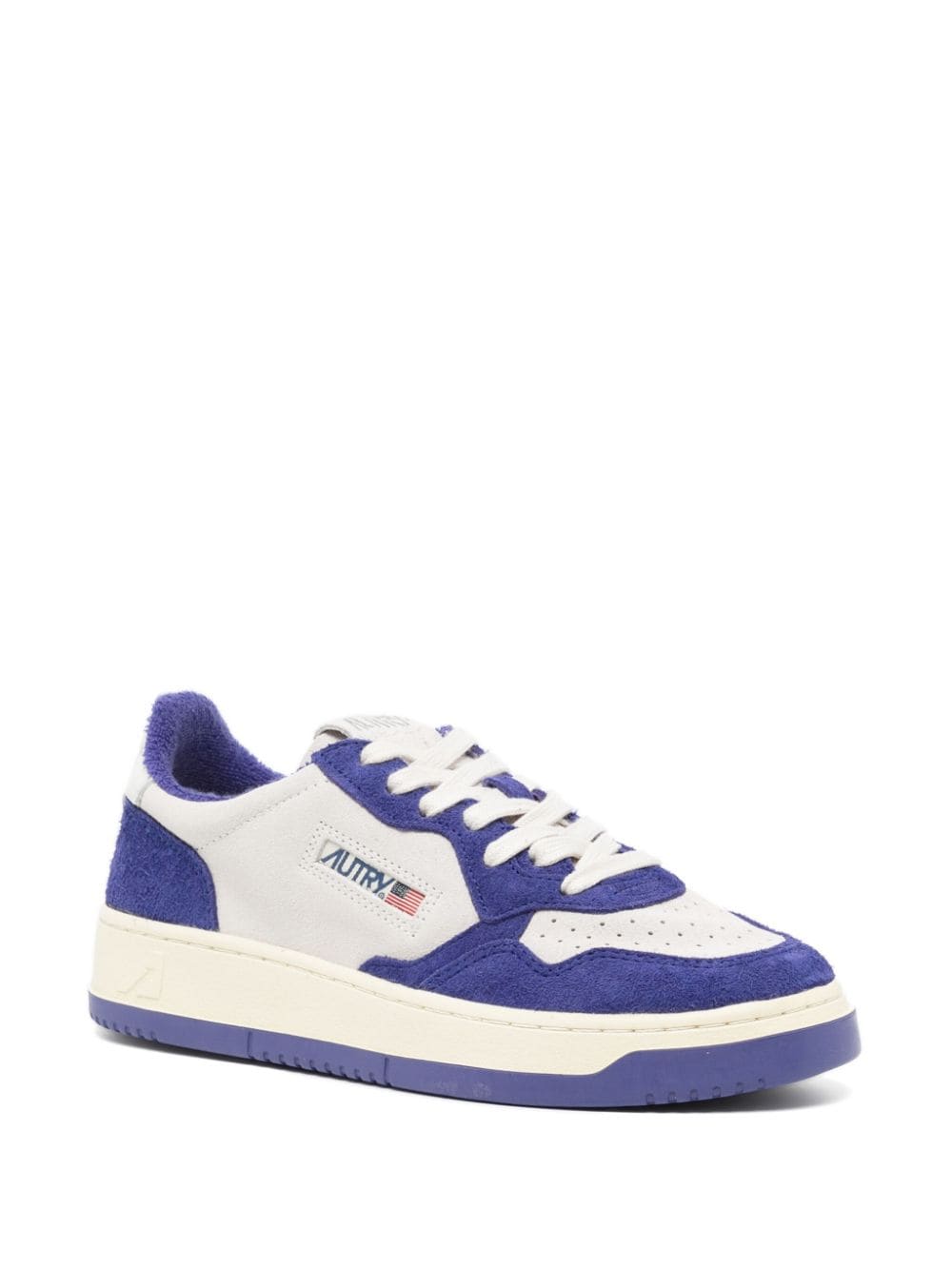 Autry Medalist Low LeatherとSuede Sneakers - Image 2