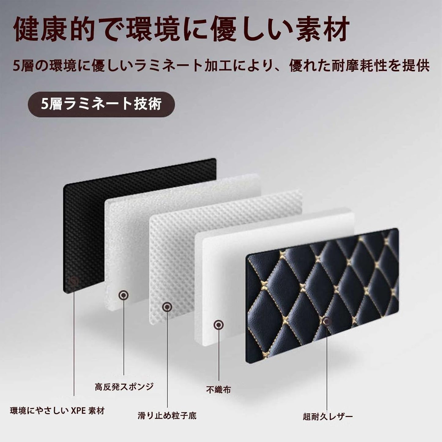 Compatible with Toyota New Prius 60 Series Luggage Mat, 3D Cargo Mat, Prius 60 Series Car Specific Design, Trunk Mat, XPE, Leather Material, Waterproof, Stain Resistant, Abrasion Resistant, Easy