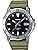 Casio MTP-VD01 Series Standard Analog Quartz Men's Watch, Military, Overseas Model, Olive MTP-VD01-3EV