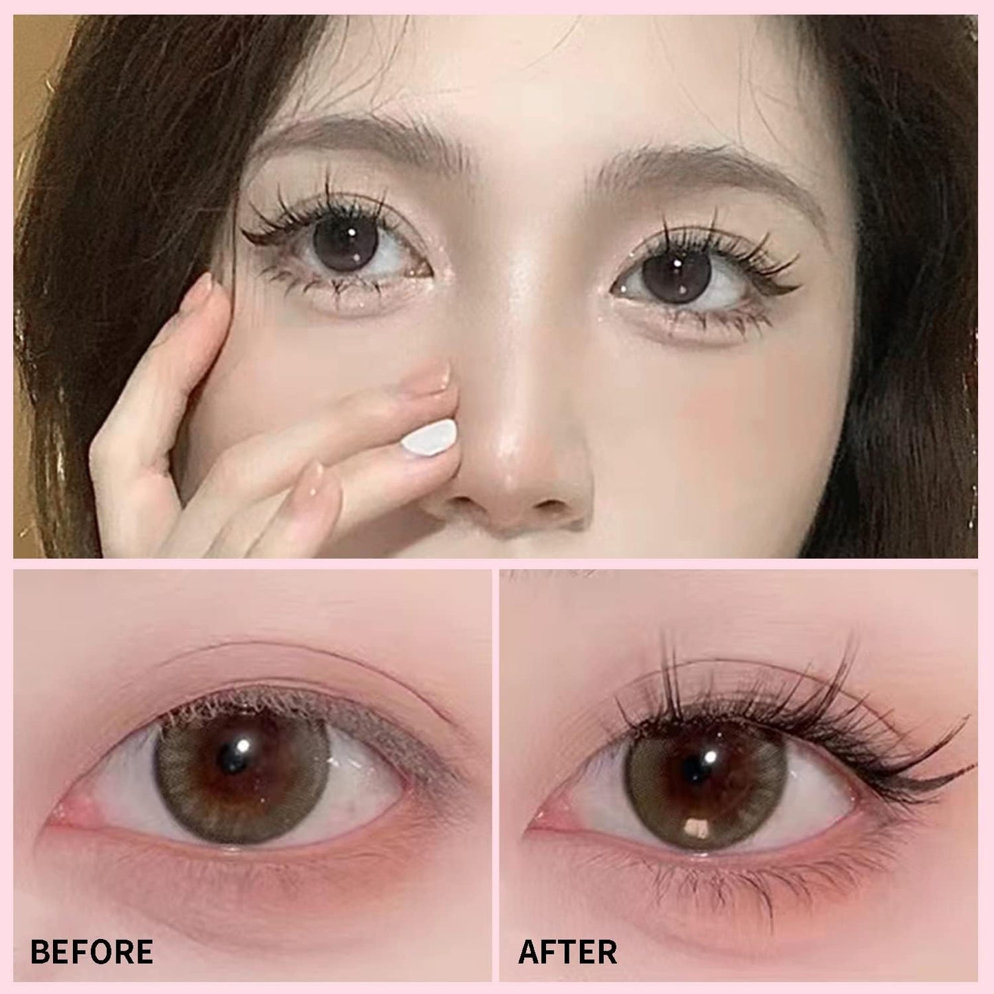 Doyime False Eyelashes, Partial False Eyelashes, Lower Eyelashes, Partial False Eyelashes, Natural, Reusable, Natural, Waterproof, Long Lasting, Popular, DIY False Eyelashes