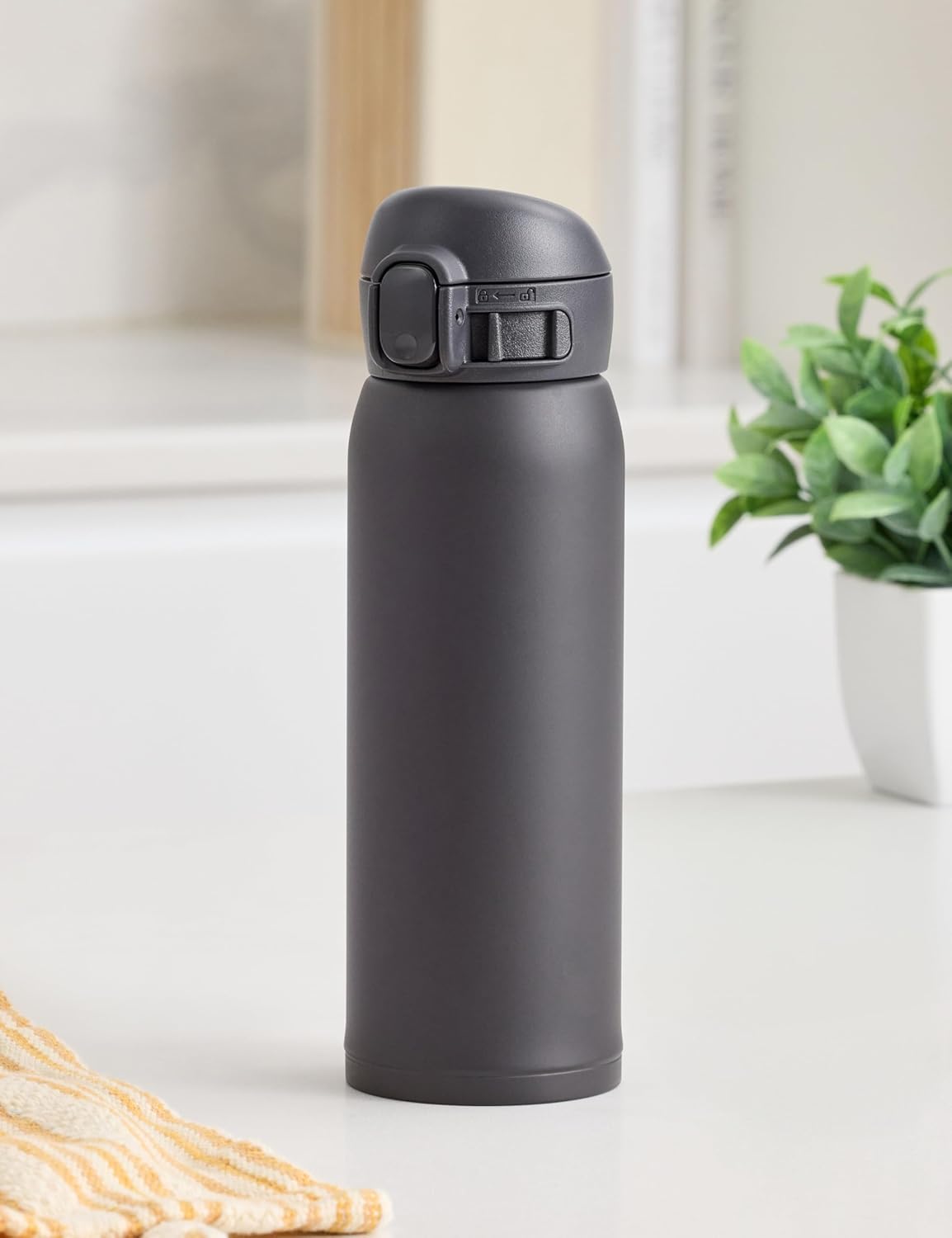 Zojirushi Stainless Steel Mug "TUFF" 0.48L SUBA48 [Color: Midnight Black (BM)]