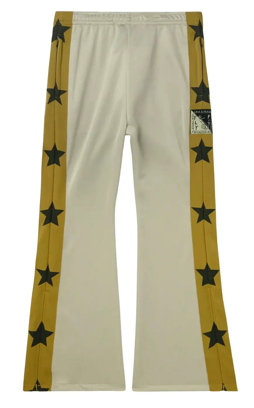 KAPITAL 'STUNTMAN & WOMAN' BEIGE TRACK JACKET SWEATPANT SET