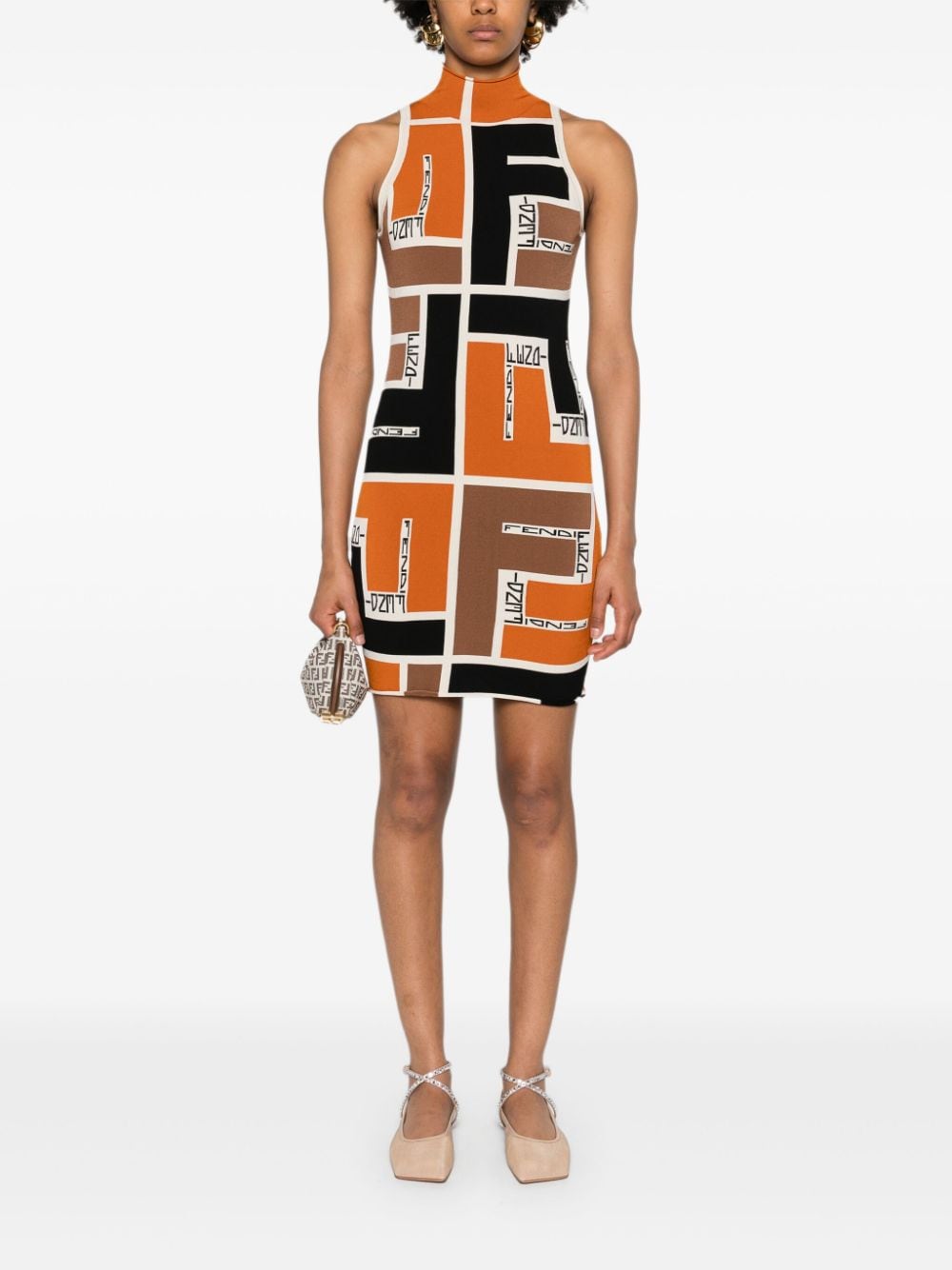 Fendi フェンディプリントショートドレス - Image 2