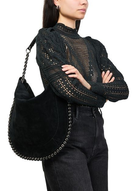 ISABEL MARANT Oskan Hobo Soft shoulder bag with perforated studs - Image 2