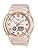 Casio BGA-280 Series Baby Watch, multicolor (pink / beige), 1 piece, Water resistant to 10 ATM