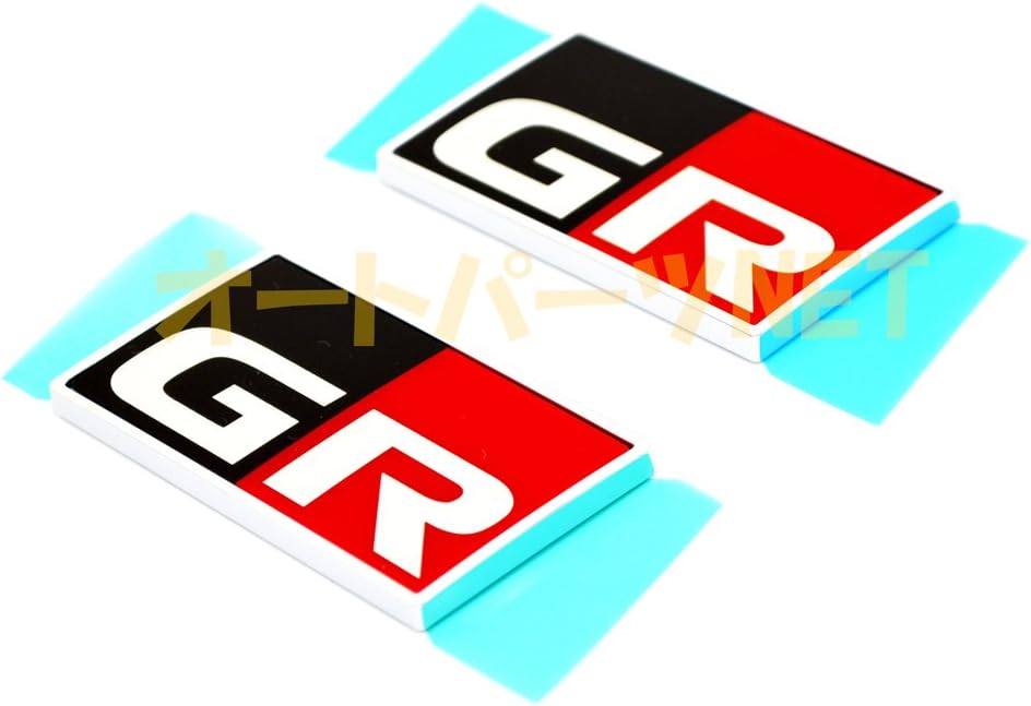 TOYOTA/トヨタ純正【GR/ガズーレーシング】サイドエンブレム/左右セット【VITZ/ヴィッツ／NCP131】【GR用】H29.09~R02.01