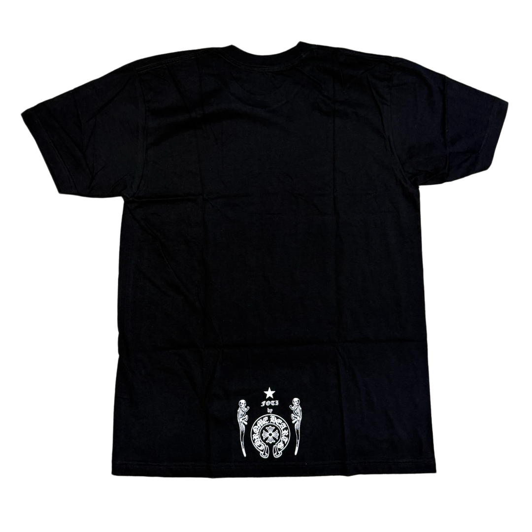 CHROME HEARTS FOTI 'PEOPLE CHART' BLACK TEE