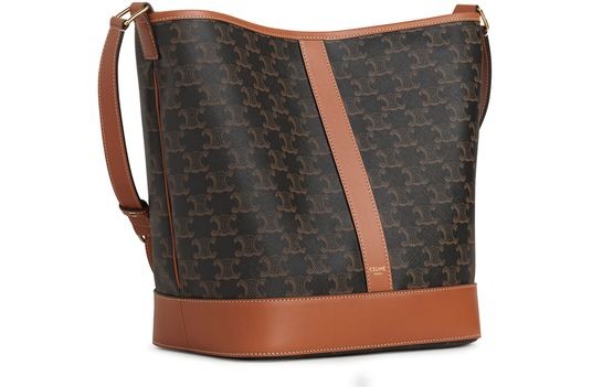 CELINE Medium bucket bag in Triomphe canvas - Image 2