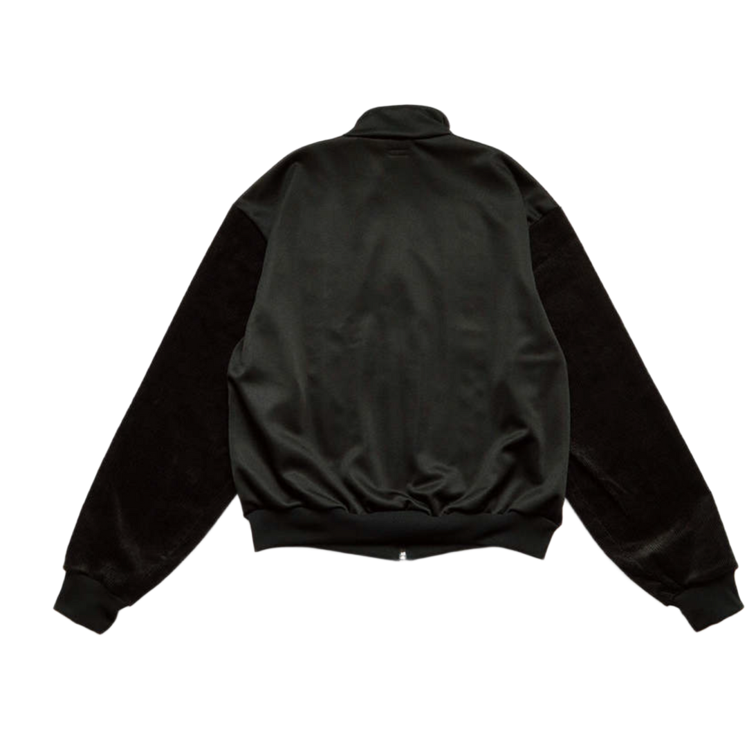 KAPITAL 'JERSEY KOCHI ZEPHYR' BLACK ZIP UP TRACK JACKET