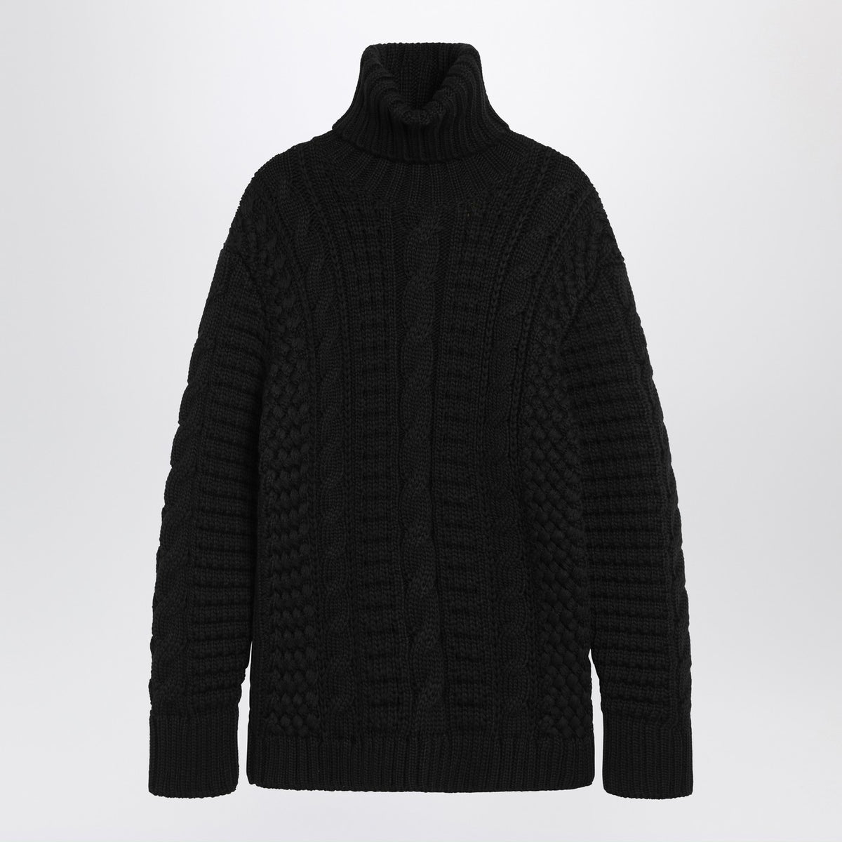 Moncler モンクラーxエドワードエンニンフルブラックウールタートルネックセーター - Image 2