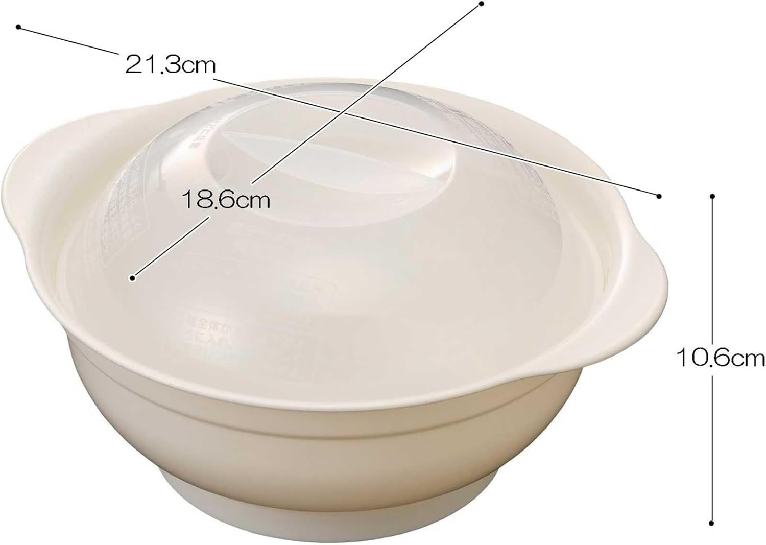 Inomata Kagaku 9454 Microwave Cooker, Easy Bag Ramen, 3.2 gal (1.2 L), Set of 2, Made in Japan, Pot, Rice Bowl, Noodles, Instant Arrangement, Cooker, Salt, Cup Men, Miso, Soy Sauce, Recipes, Super