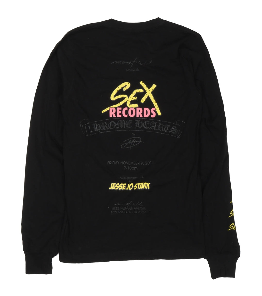 CHROME HEARTS X MAXFIELD 'SEX RECORDS' LONGSLEEVE