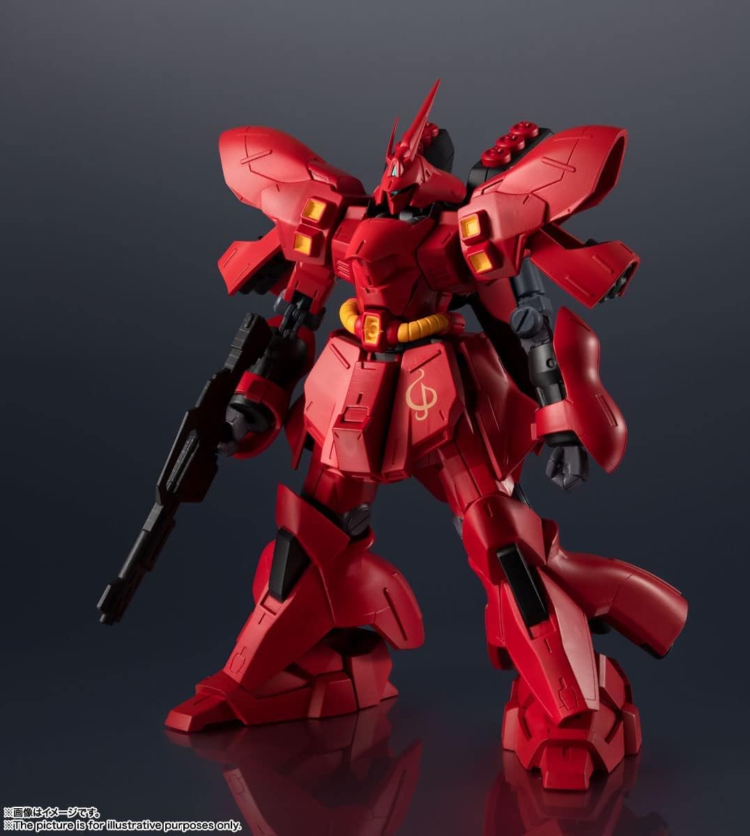 Gundam Universe Mobile Suit Gundam, Char's Counterattack, MSN-04 Sazabi, Approx. 6.1 in (155 mm), ABS & PVC, Pre-painted Action Figure BAS63290