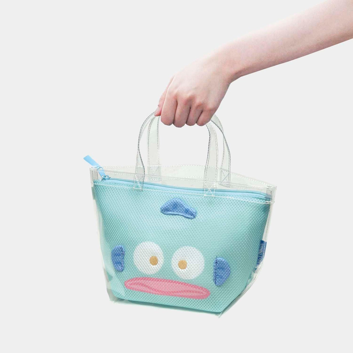 Skater BSMB1-A Sauna Mesh Bag, Spa Bag, Tote Bag, Sanrio Hungyodon, Squishy Design
