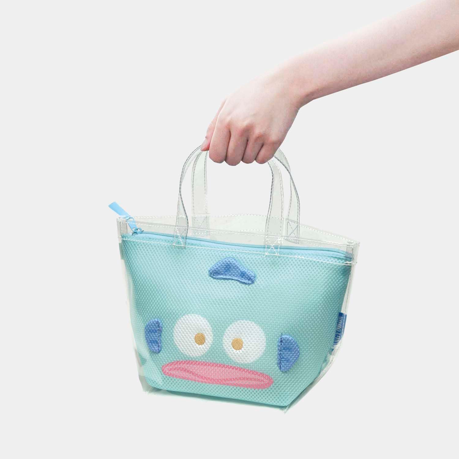 Skater BSMB1-A Sauna Mesh Bag, Spa Bag, Tote Bag, Sanrio Hungyodon, Squishy Design