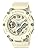 Casio GMA-S2200-7AJF Wristwatch, Midsize Model, White, Limited Edition / Cotton Beige, Smaller and thinner