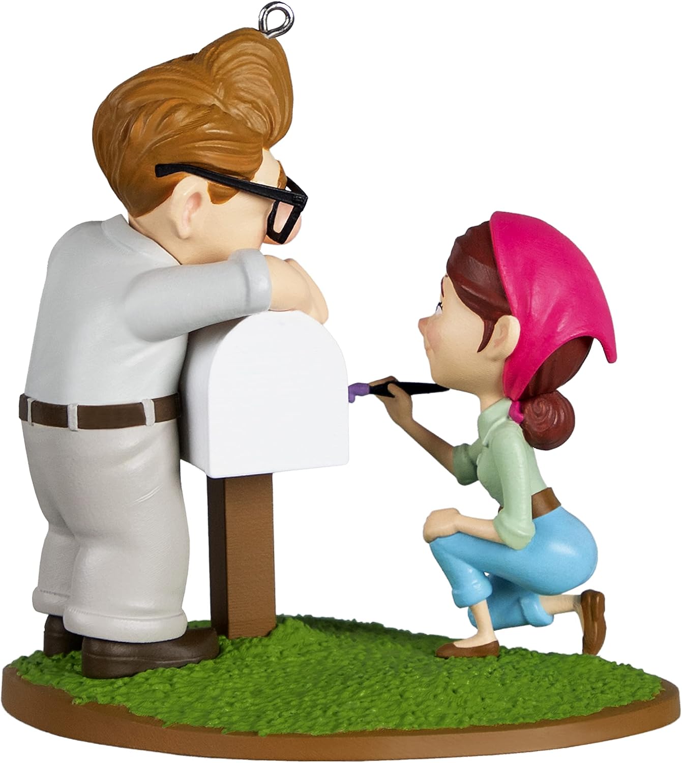Hallmark Keepsake Adorno navideño de plástico 2022, Disney/Pixar Up Carl & Ellie