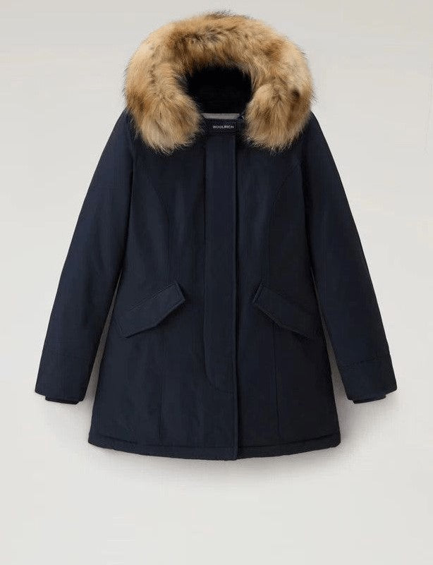 Woolrich ウールリッチパーカアークティックレディースコットンブルー/ネイビーダーク - Image 2