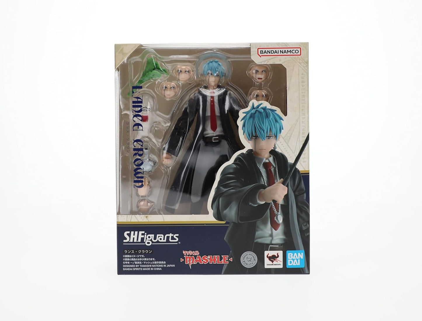 BANDAI SPIRITS S.H. Figuarts Mashle Lance Crown, Approx. 6.1 inches (155 mm), PVC & ABS, Pre-painted Action Figure