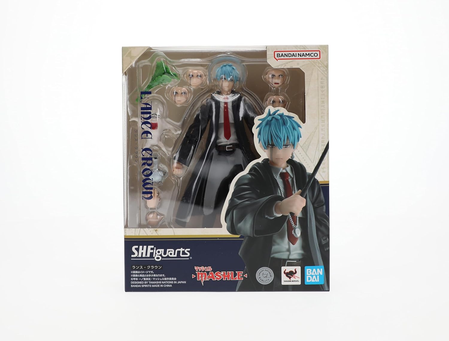 BANDAI SPIRITS S.H. Figuarts Mashle Lance Crown, Approx. 6.1 inches (155 mm), PVC & ABS, Pre-painted Action Figure