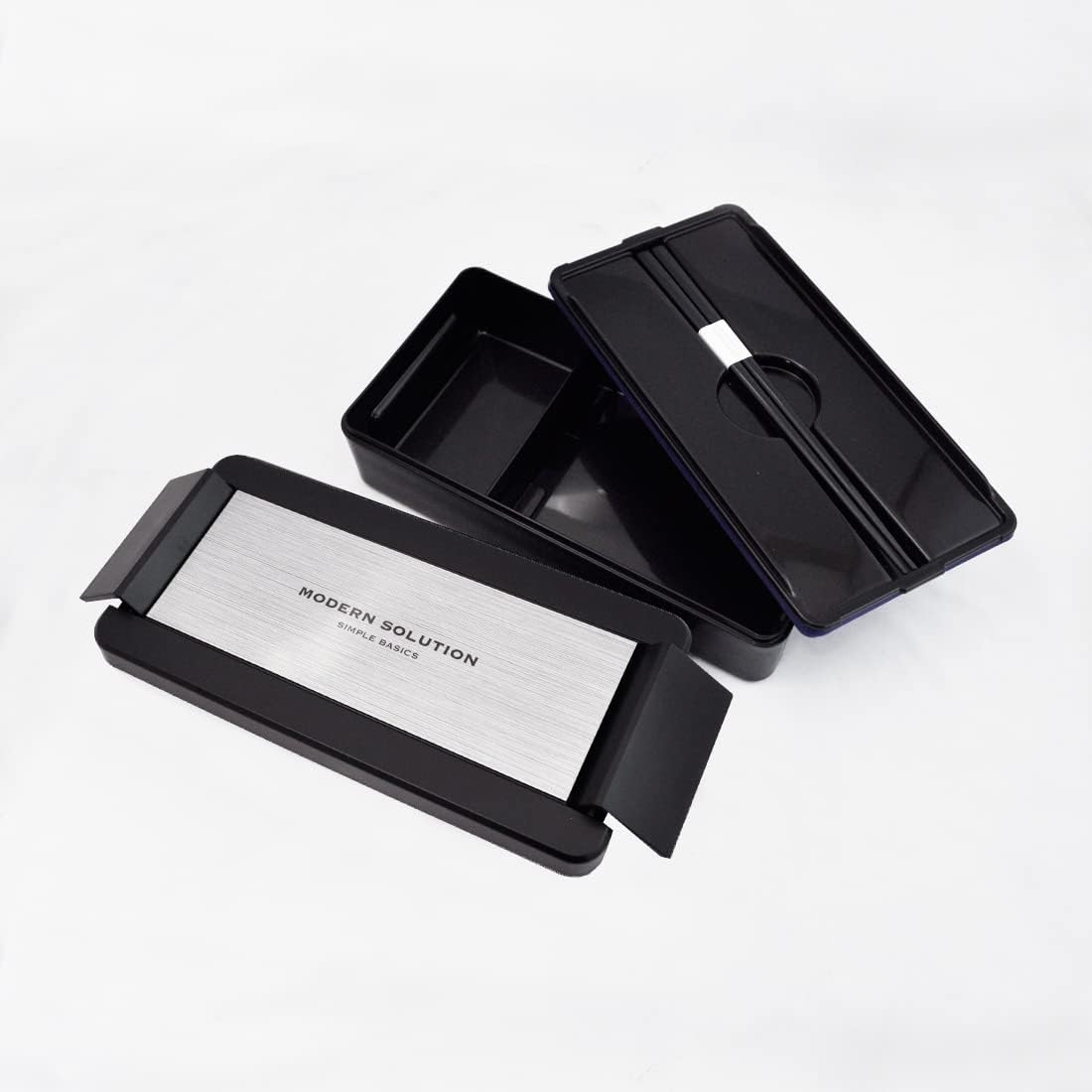 Iwasaki Kogyo Bento Box Men's Lunch Box 1-Tier 850ml with Cool Bag Hairline Easy Care