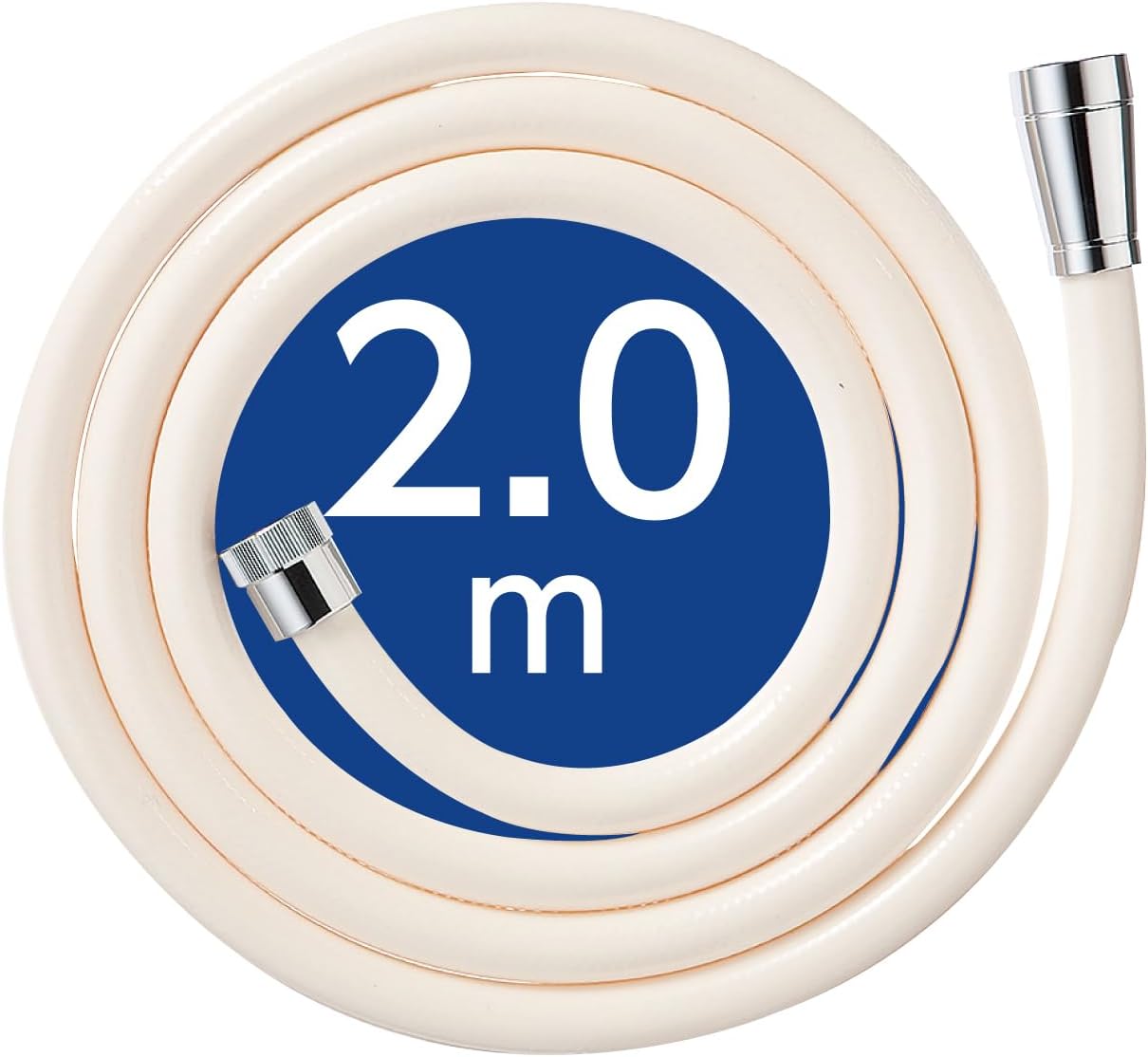 Sanei PS30-86TXA2-I Shower Hose, Length 6.6 ft (2 m), Made in Japan, Ivory,