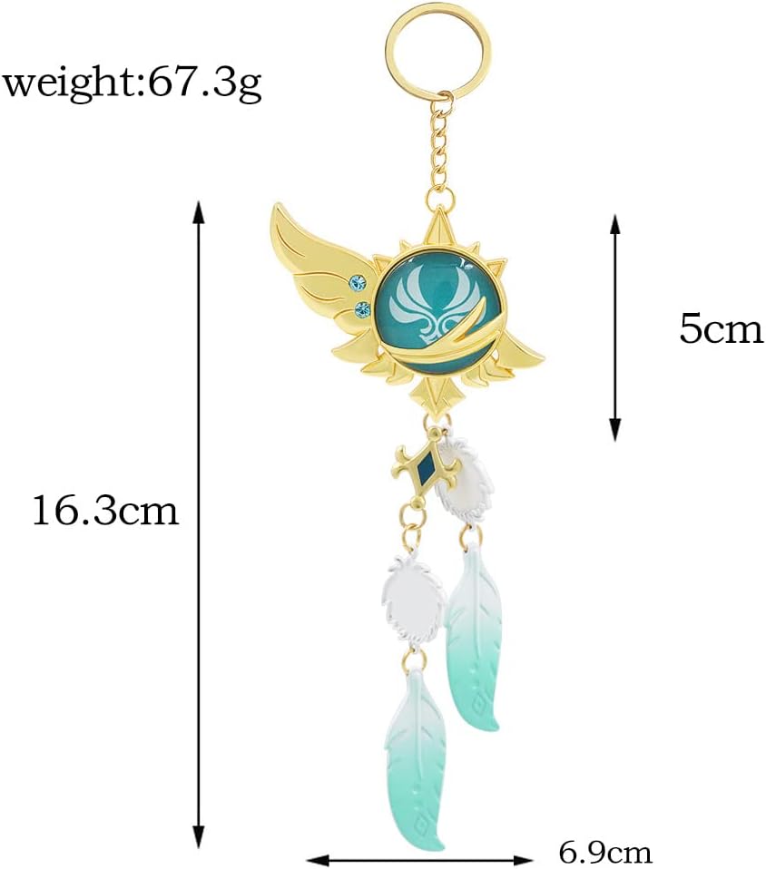 Haragami Wenti Keychain Cosplay Anime Tool Lightweight Accessory Fashion Accessory Halloween Christmas Gift