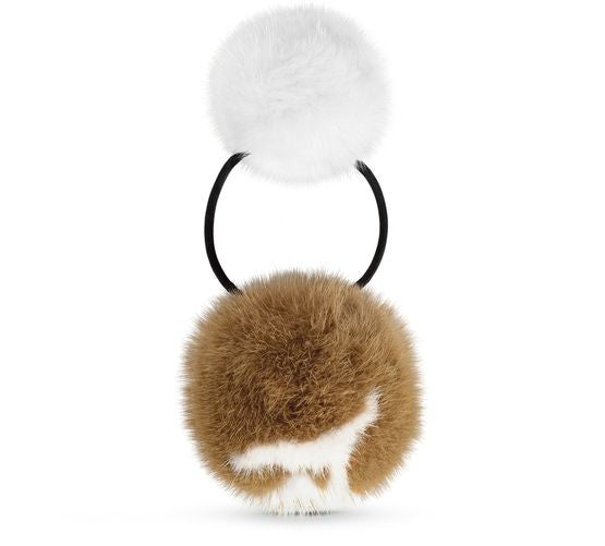 LOUIS VUITTON LV Cosy Mink Fur Elastic Scrunchie - Image 2