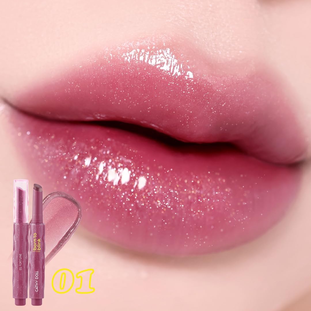 [Lamellip] Bone to Blink Lip Click, Cathy Doll (Cathy Doll) / Lipstick, Popular Ranking, Glossy Lip, Glossy, Glitter, Sparkling, Gemstone Lip, Colored Lip, Color Lip, Thai Cosmetics, Lip Serum, Lip